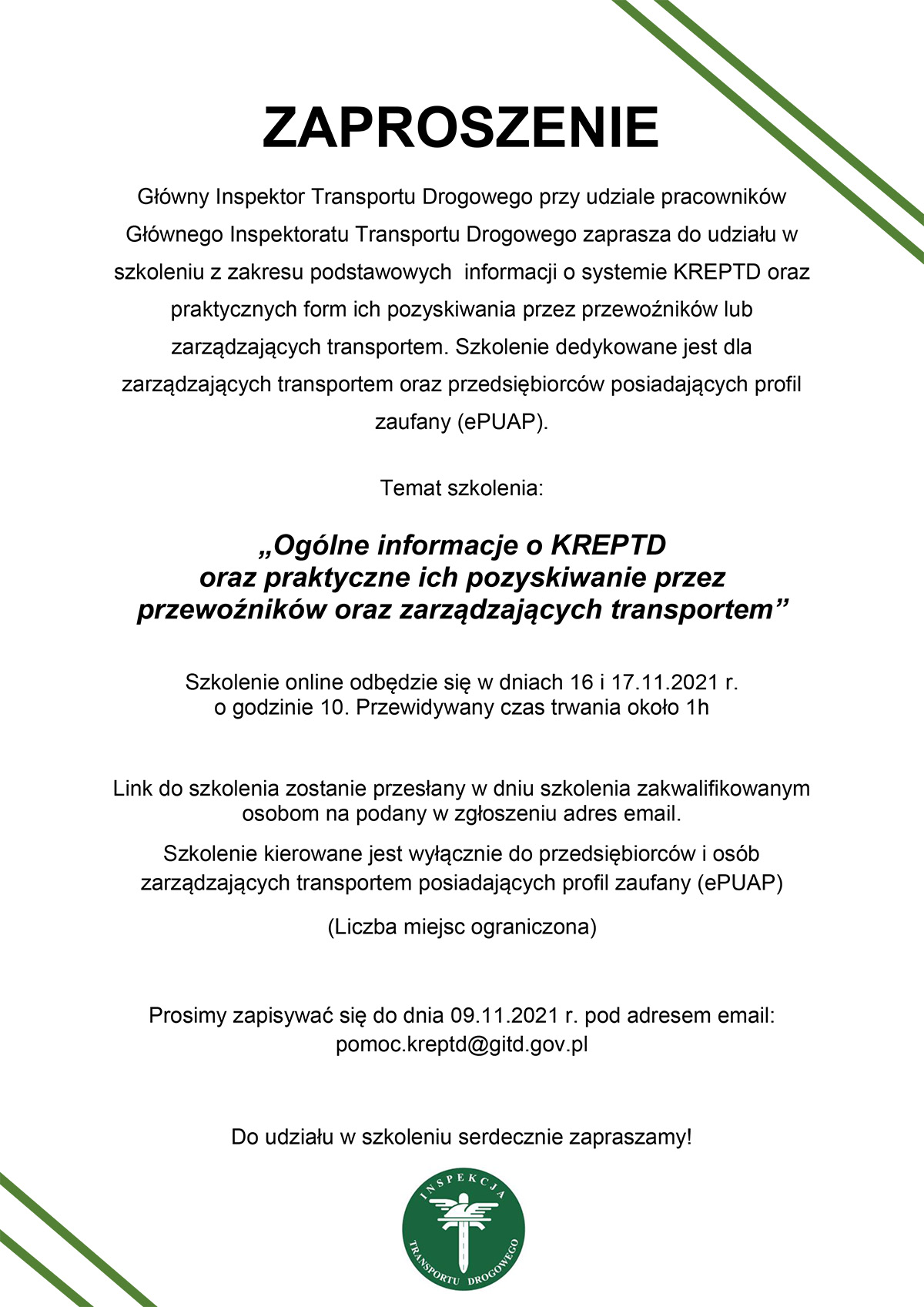 zaproszenie